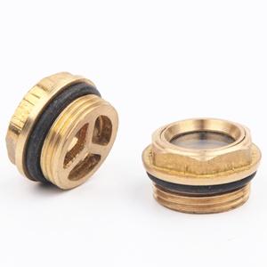Brass Oil Level Sight Glass Window