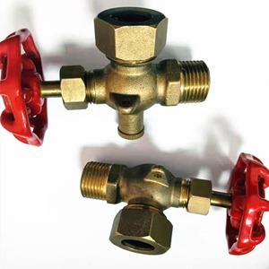  Simple Brass liquid Needle  level Gauge valve Cock