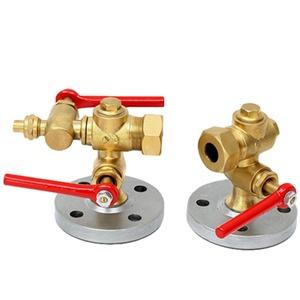 Flange Brass Level Gage valve Cock 