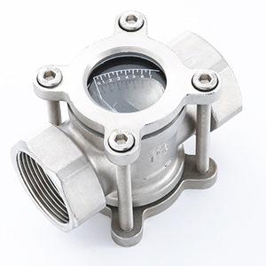 Flapper Scale Sight Glass Flow Indicator 