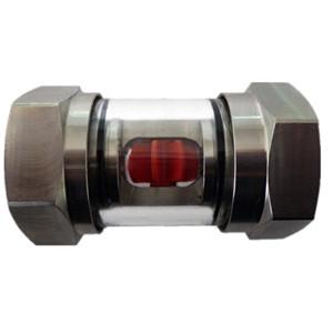 Full Visual Sight Glass Flow Indicator for Liquid