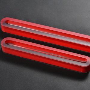  Red Color Reflex Flat Sight Level Gauge Glass  