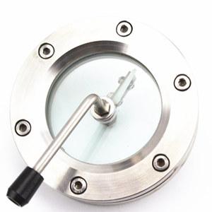 Round  Flange Sight Glass With Wiper Brush