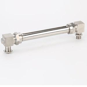 Simple Angle Glass Tube Liquid Level Gauge 