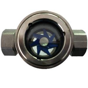 Thread  Paddle Wheel Sight Flow Indicator