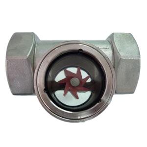 Thread Visual Impeller Flow Indicator Liquid Sight Glass